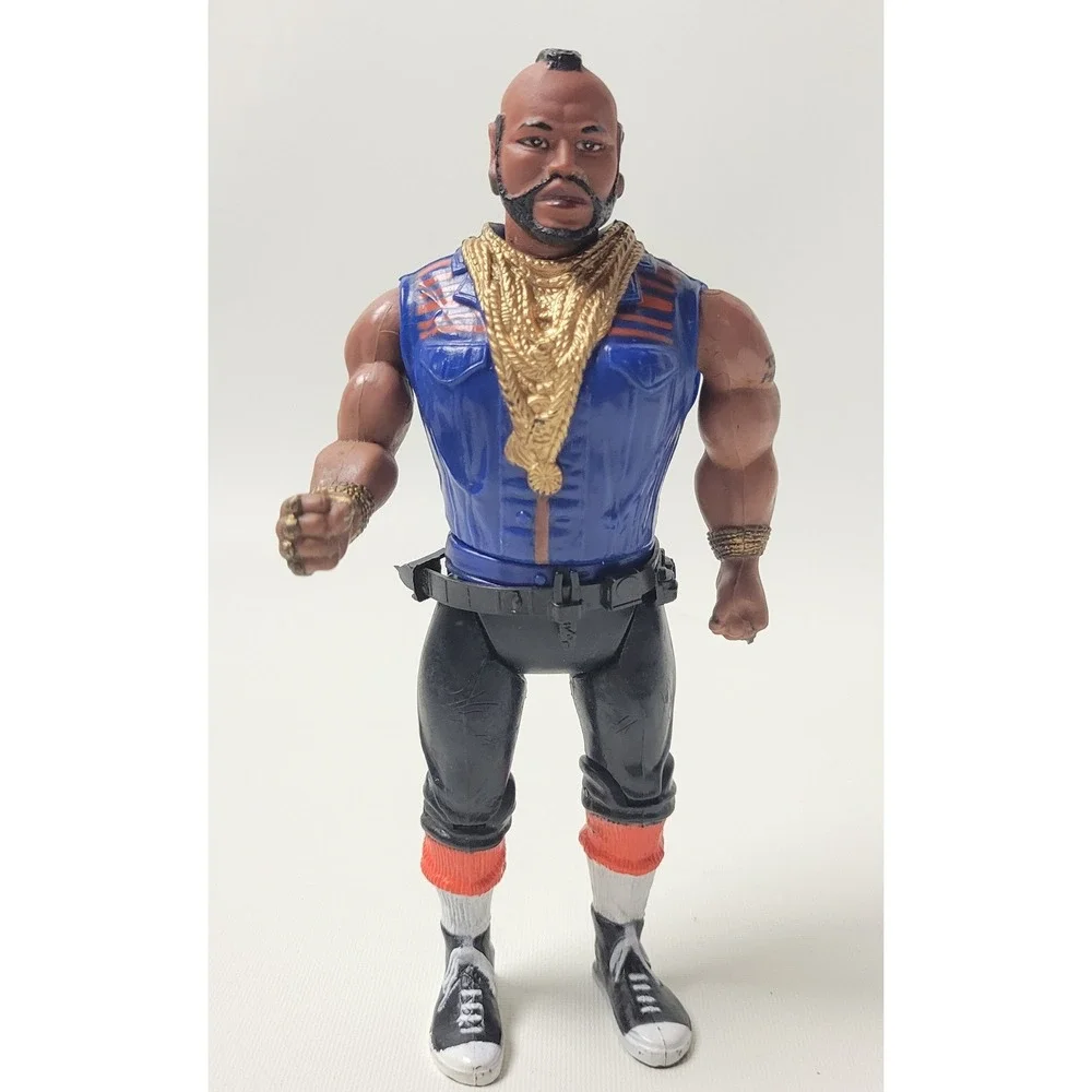 Vintage 1983 Mr. T Action Figure The A-Team Cannell Prod with Belt B.A. Baracus